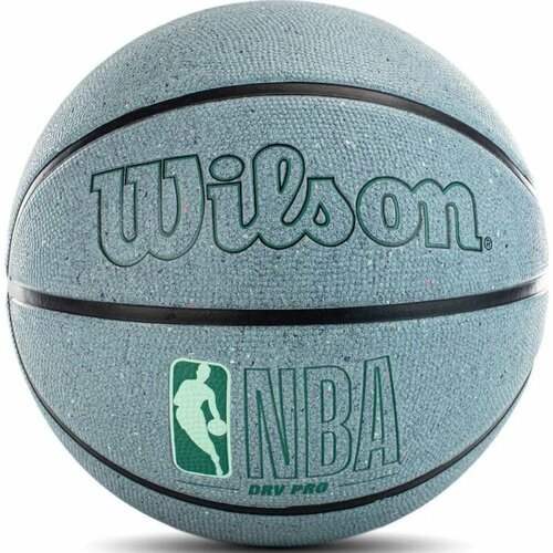 Мяч баскетбольный WILSON NBA DRV Plus, WZ3012901XB7 размер 7, резина, бутиловая камера, голубой