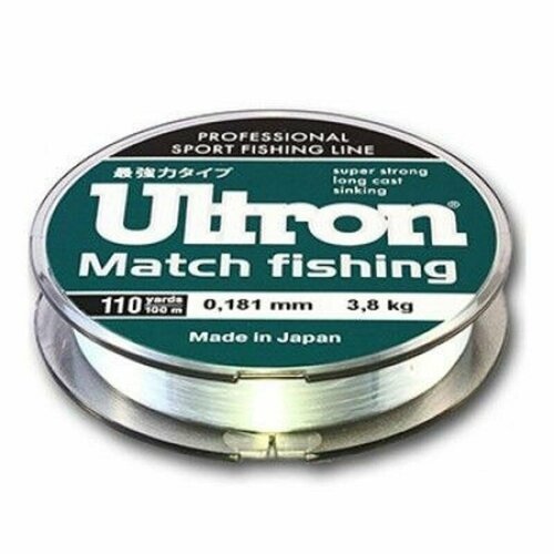 Леска Ultron Match Fishing 0.230мм 6,0кг 100м светло-голубая