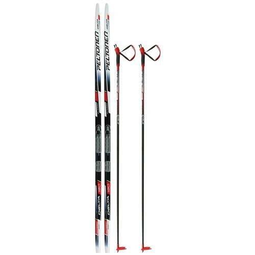 Комплект лыжный бренд ЦСТ, длина лыж 190 см, длина палок 150 см, крепление NNN, цвет микс