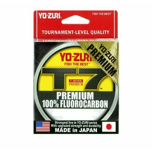 Duel/Yo-zuri, Леска флюорокарбоновая T-7 Premium Fluorocarbon, арт. R1419-CL