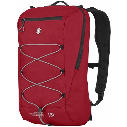 Рюкзак для активного отдыха VICTORINOX 606900 Compact Backpack, красный, 100% нейлон, 28х17х44 см, 18 л