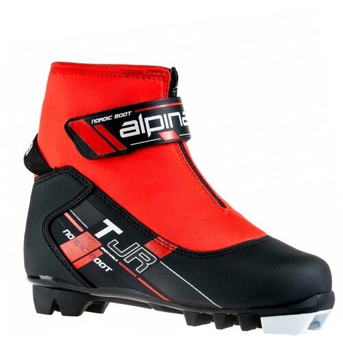 Детские лыжные ботинки alpina TJ 2022-2023, р.37, black/red