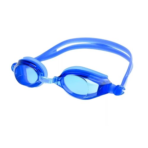 Очки для бассейна плавательные с берушами для плавания, синие