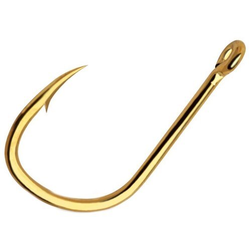 Крючки одинарные Gurza K-3103 ISAEMA Ring Gold # 4 (7 шт/уп)