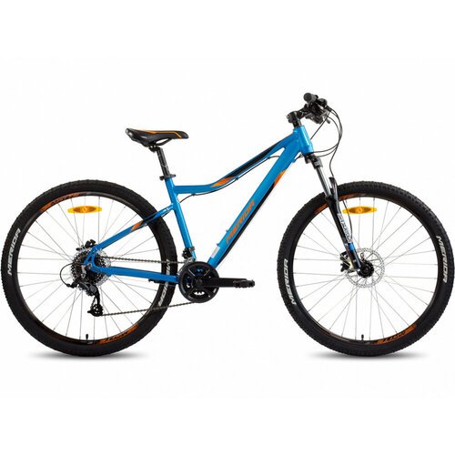 MERIDA Велосипед Merida Matts 7.10 27,5' 2022 (рама 13,5', синий/черный/оранжевый)