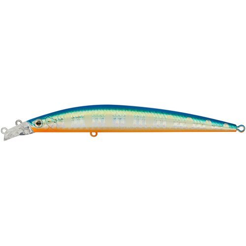 Воблер Минноу Strike Pro Top Water Minnow 110, цвет: A150-713 UV Blue Silver OB, (JL-166F#A150-713)