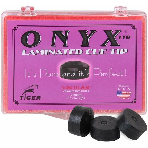 Наклейка для кия Tiger Onyx Ltd 13 мм Medium 1 шт.