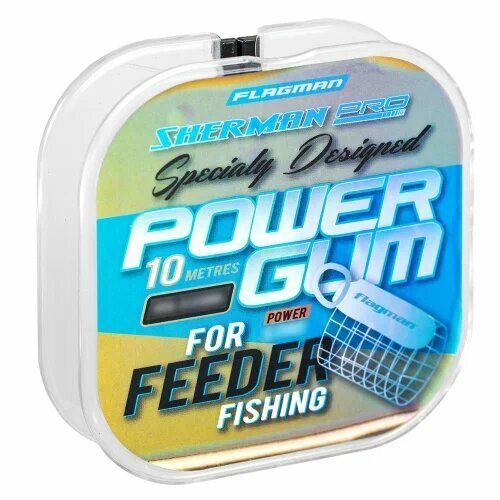 Фидерная резина Flagman Power Gum Sherman 10m 1,0mm