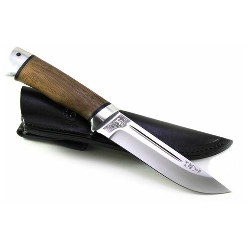 Туристический нож Бекас Златоуст, сталь M390, рукоять орех