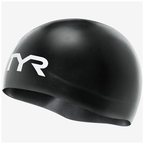 Шапочка для плавания TYR Competitor Racing Cap, Цвет - черный; Материал - Силикон 100%