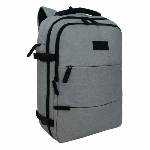 Рюкзак молодежный GRIZZLY с отделением для ноутбука 15', креплением для чемодана и потайным карманом, мужской RQ-405-1/3