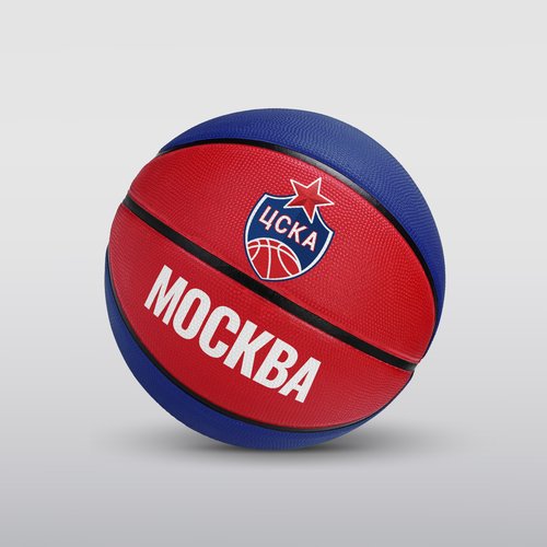 Мяч баскетбольный ЦСКА красно-синий Размер 7