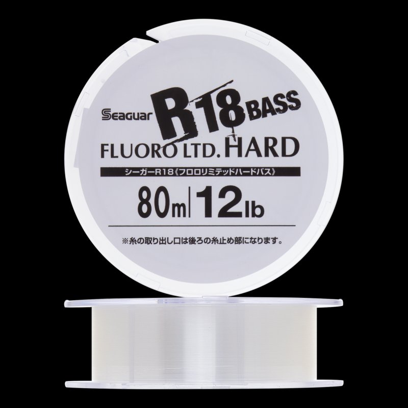 Флюорокарбон Seaguar R18 Fluoro Limited Hard Bass 12Lb #3,0 0,280мм 80м (clear)