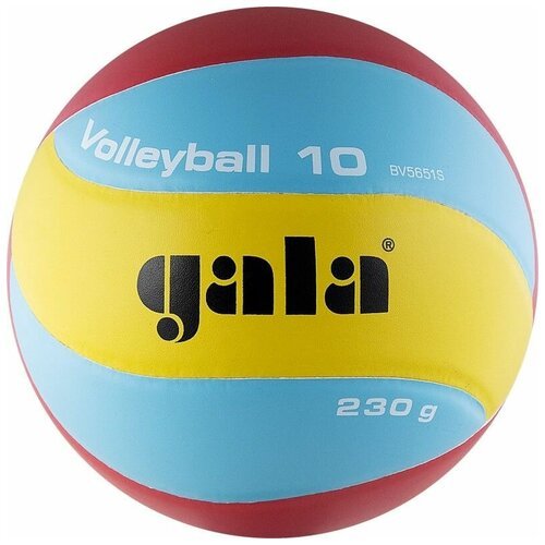 Волейбольный мяч Gala Light 10 BV5651S желтый/голубой/красный