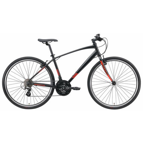 Комфортный велосипед Stark Terros 28.3 V (2024) 18' Черно-оранжевый (163-175 см)