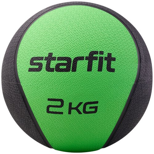 Медбол высокой плотности STARFIT GB-702 2 кг, зеленый