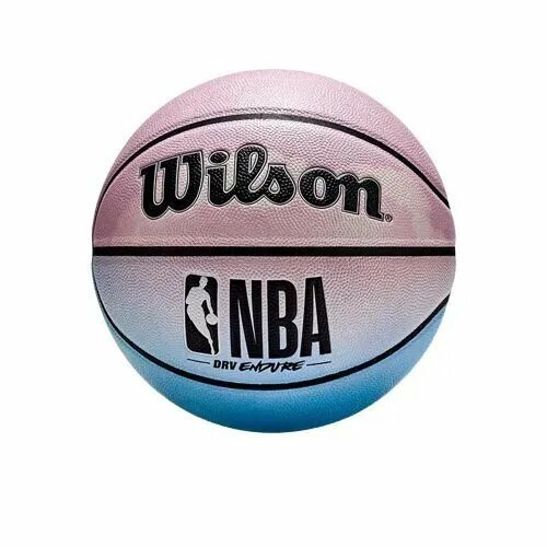 Баскетбольный мяч Wilson DRV ENDURE. Размер 7. Розово-голубой. Indoor/Oudoor