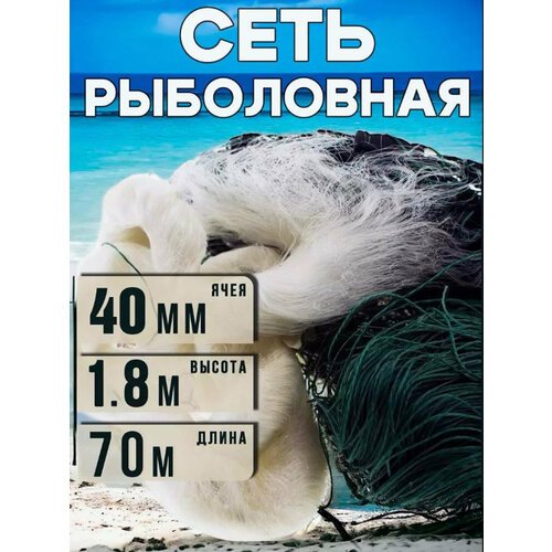 Рыболовная сеть для любительской рыбалки 40мм(не является браконьерской снастью)