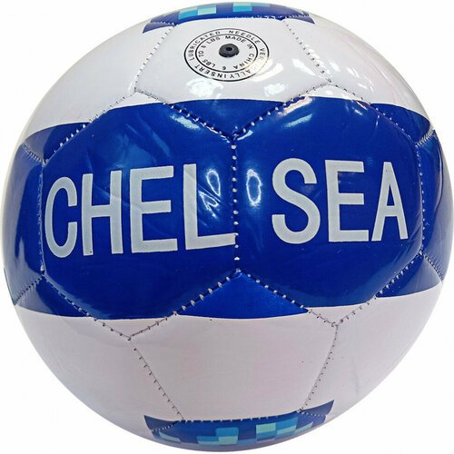 Мяч футбольный Chelsea E40770-1 машинная сшивка (сине/белый)