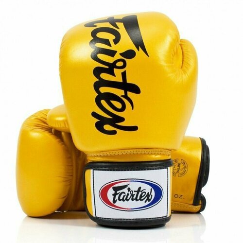 Боксерские перчатки Fairtex BGV19 золотые 16 унций