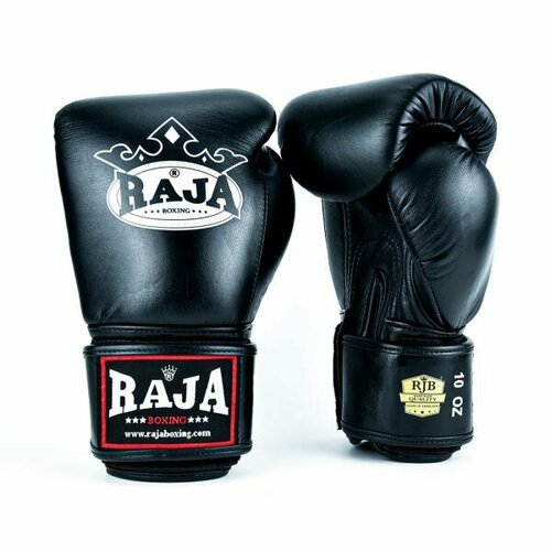 Перчатки снарядные Raja Boxing, липучка, р-р M, черный
