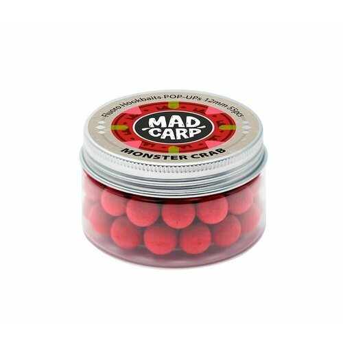 Бойлы плавающие Mad Carp Baits MONSTER CRAB Pop-Ups (Монстр Краб) 12мм