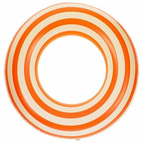 На волне Круг для плавания 70 см, цвет белый/оранжевый