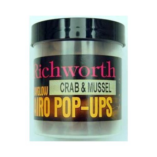 Бойлы RICHWORTH Pop-Ups Airo Crab & Musel 14мм 80г (краб ракушка)