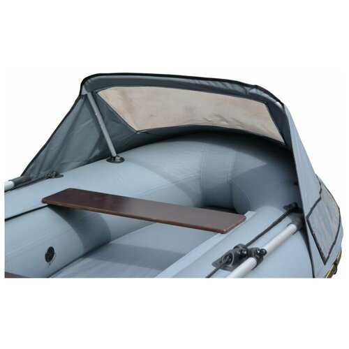 Тент носовой со стеклом для надувной лодки BoatMaster 310Т/К серый