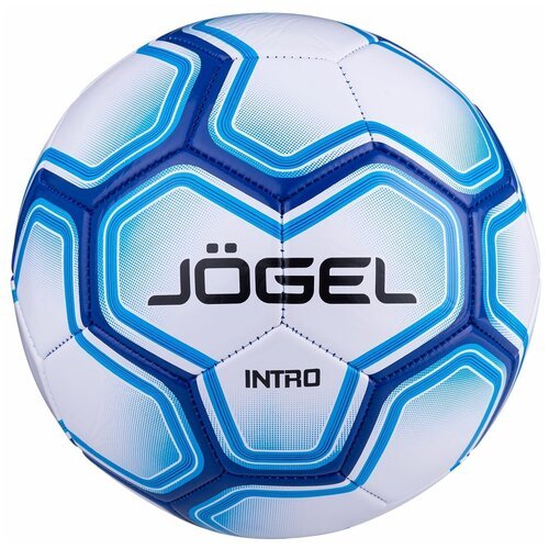 42521-68048 Мяч футбольный Intro, 5, белый/синий, Jogel, УТ-00017587 - 5