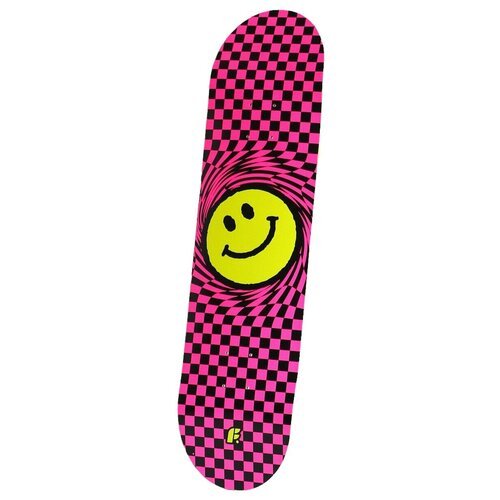 Дека для скейтборда Footwork PROGRESS Smile Pink, размер 8.125x31.625