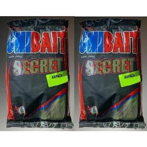 Прикормка UniBait Secret Black 1кг Карась 2 Упаковки