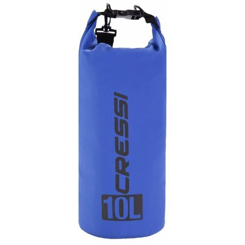 Гермомешок, герморюкзак, влагозащитная сумка CRESSI с лямкой DRY BAG объем 10 литров синий