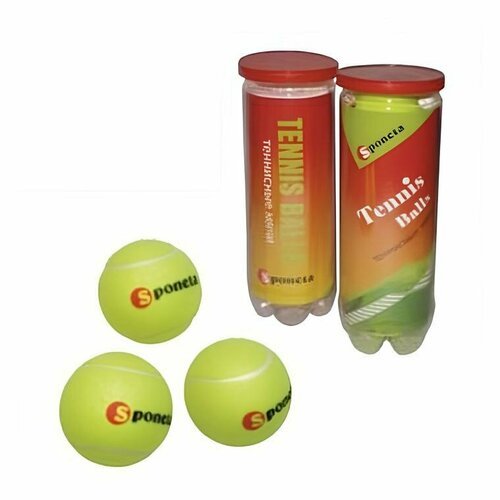 Мяч для большого тенниса Sponeta (в упаковке 3 шт.)