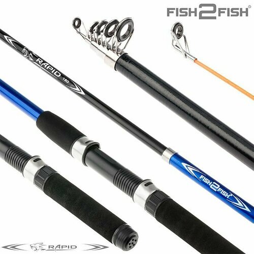 Спиннинг телескопический Fish2fish Rapid (10-40) 1,8 м Blue