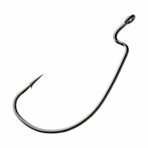 Крючок рыболовный офсетный Hanzo Offset Worm BLN #5/0 (5шт) для рыбалки на щуку, судака, окуня