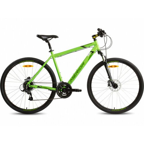 MERIDA Велосипед Merida Crossway 10 Gent (рама 22'(58см), зеленый/черный/зеленый)