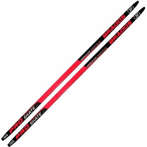 Лыжи беговые BRADOS Pro Skate Air (черный/красный) (183)