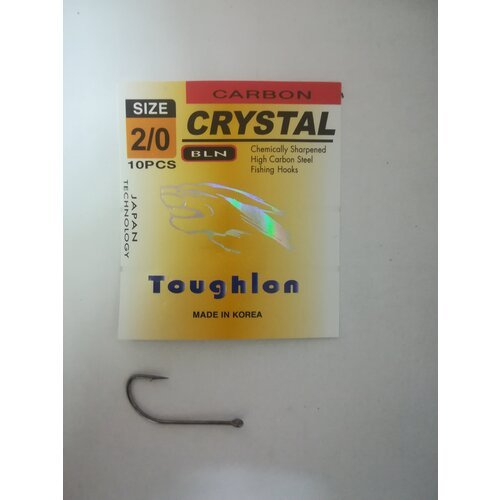 Крючки TOUGHLON (CRYSTAL) №2/0-10 шт в пачке