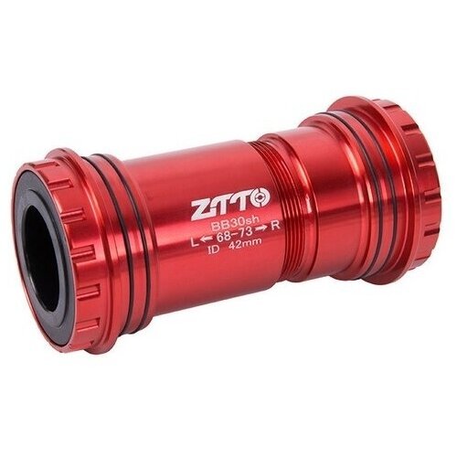 Каретка стандарта BB30 (Press Fit) под ось 24 мм, ZTTO, керамический промышленный, ось: 24 мм, красный