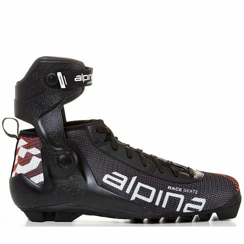Лыжероллерные ботинки ALPINA NNN Race Skate SM (5352-1) (черный/красный) (40)
