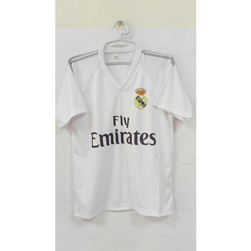 Для футбола Реал Мадрид размер S ( русский 46 ) майка футбольного клуба REAL MADRID ( Испания ) футболка белая