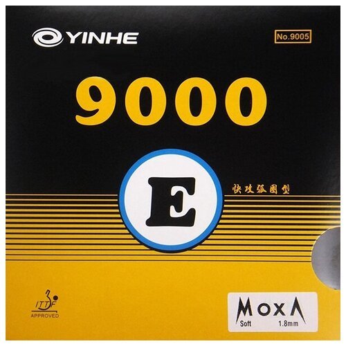 Накладка для настольного тенниса Yinhe 9000E Soft Black 9005, 1.8