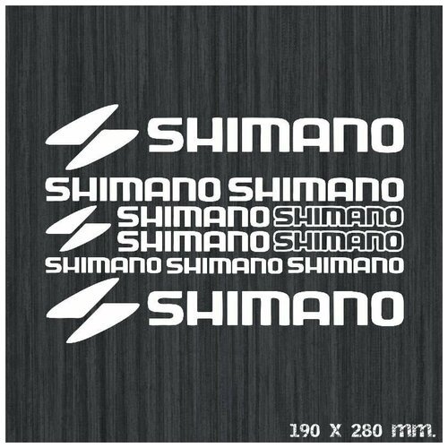 Комплект наклеек на велосипедную раму 'SHIMANO 1'