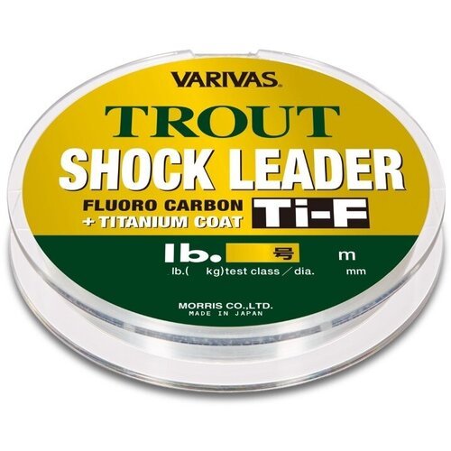 Лидер флюорокарбон Varivas Trout Shock Leader Ti-F 30m 2.5lb (＃0.5) 0.117mm