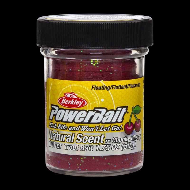 Паста форелевая Berkley PowerBait Trout Bait Fruits 50гр Cherry #Chunky Cherry