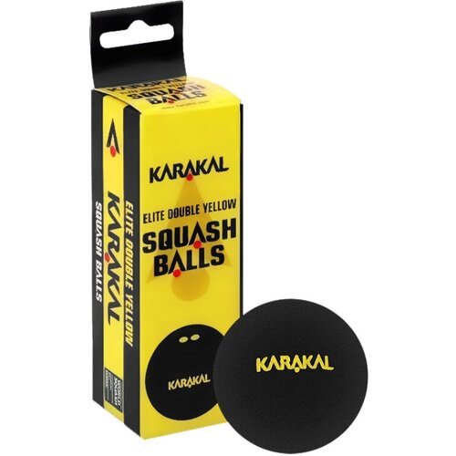 Мячи для сквоша Karakal 2-Yellow 3b