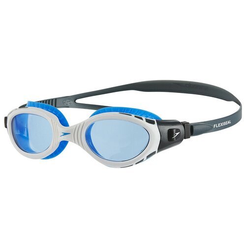 Очки для плавания 'SPEEDO Futura Biofuse Flexiseal', арт.8-11315C107, синие линзы, белая.оправа