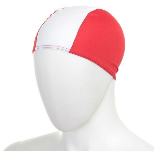 Шапочка для плавания детская FASHY Polyester Cap, 3236-00-15, бело-красный