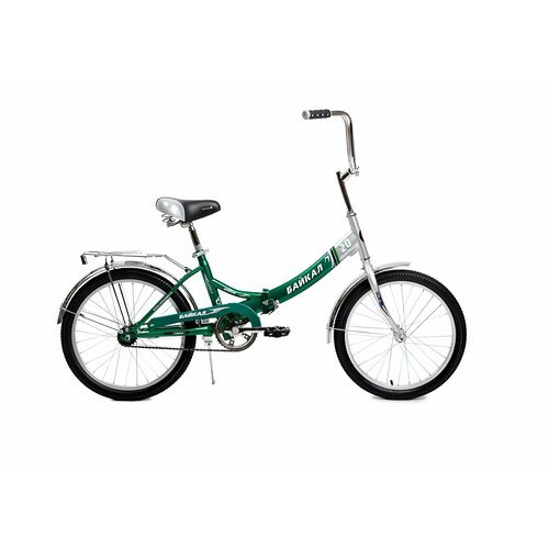 Велосипед складной Байкал-Люкс В2003, 20 дюймов, зеленый, рост 140-165 см